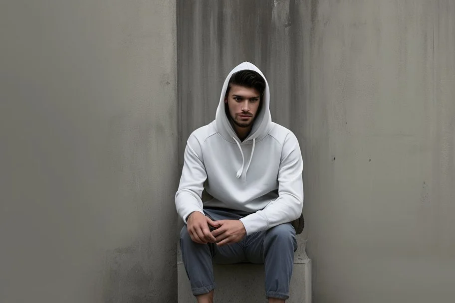 Modern Fisherman in hoodie by Andrea del Sarto