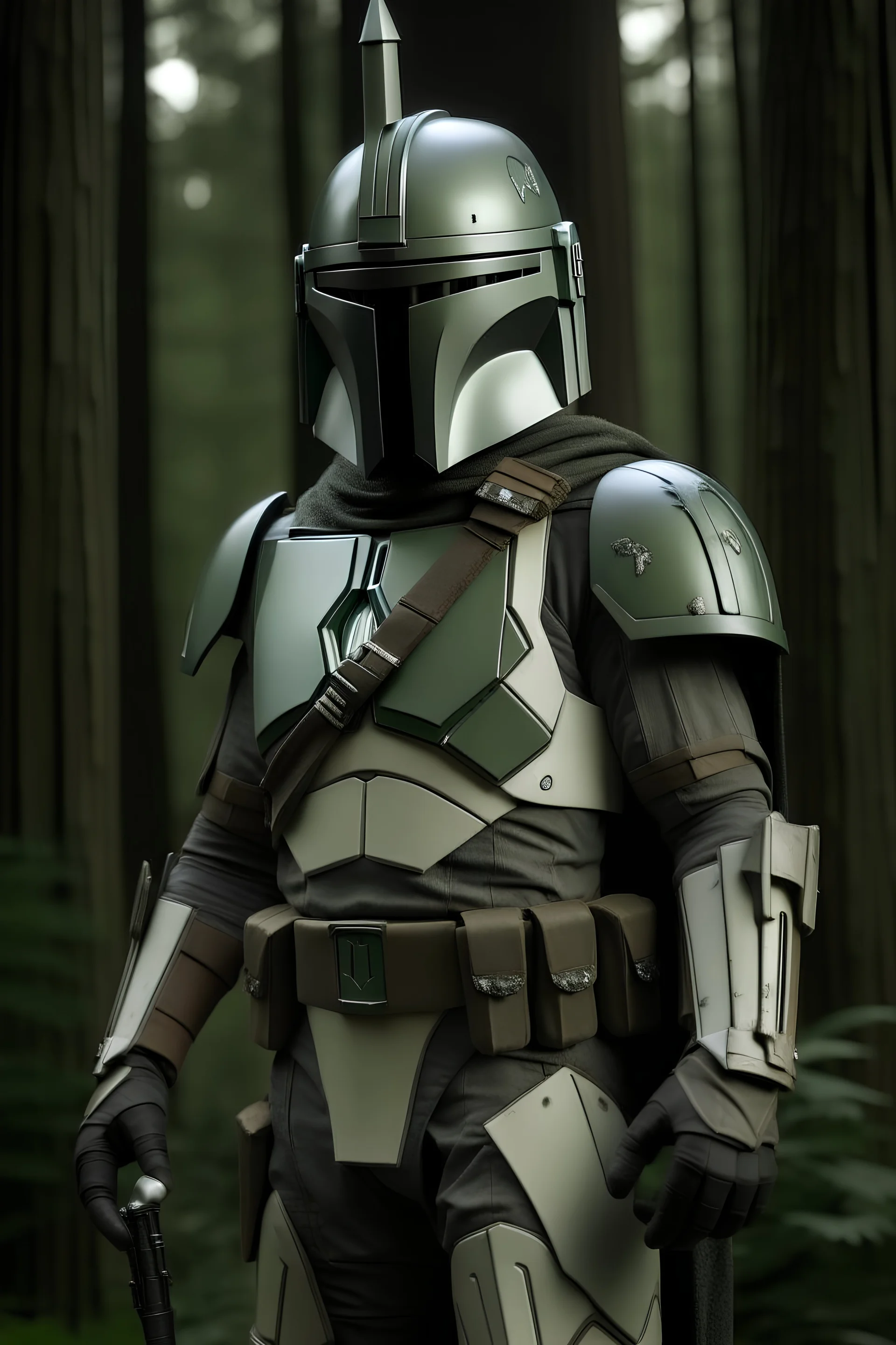 Mandalorian forest armor
