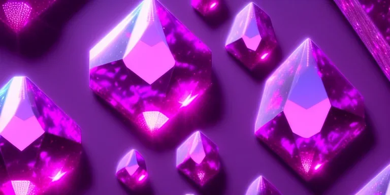 pink crystals