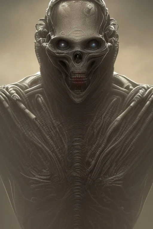 evil berserker, alien, tron, bitcoin eyes, 8k, finely detailed, photo realistic, gothic, hr giger