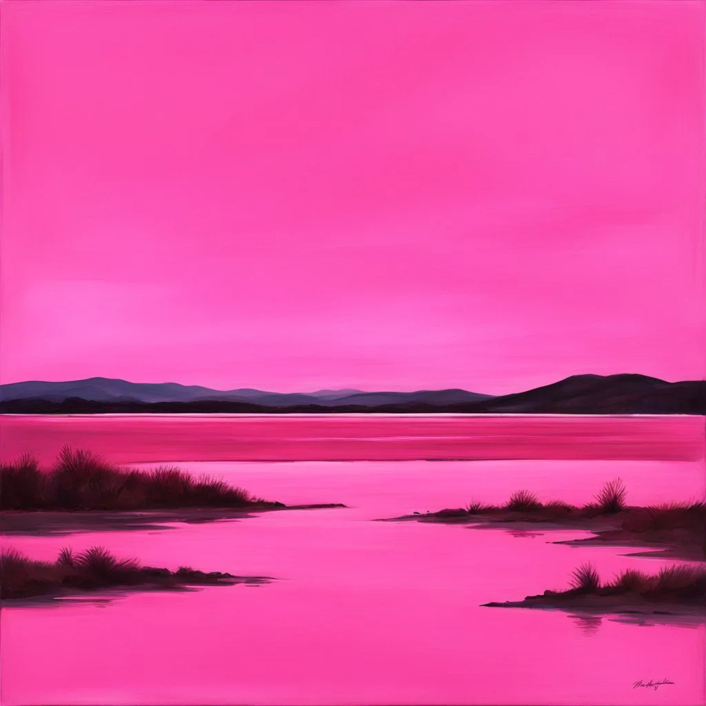 big pink hours like a 19th painting