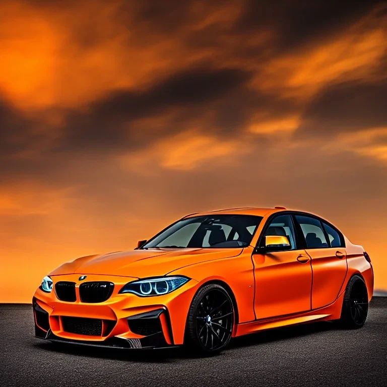 sunset orange bmw g20 msport