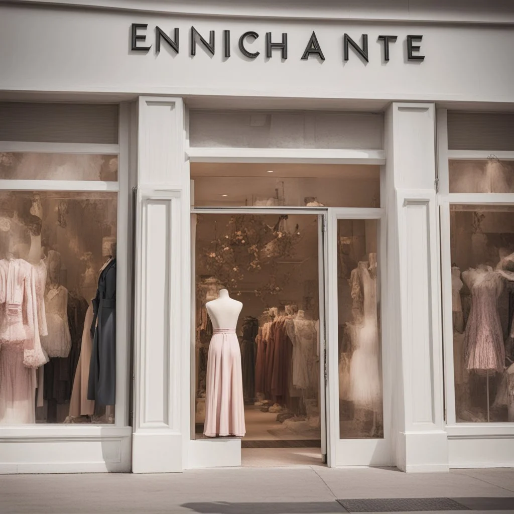 A clothing store called Enchanté.