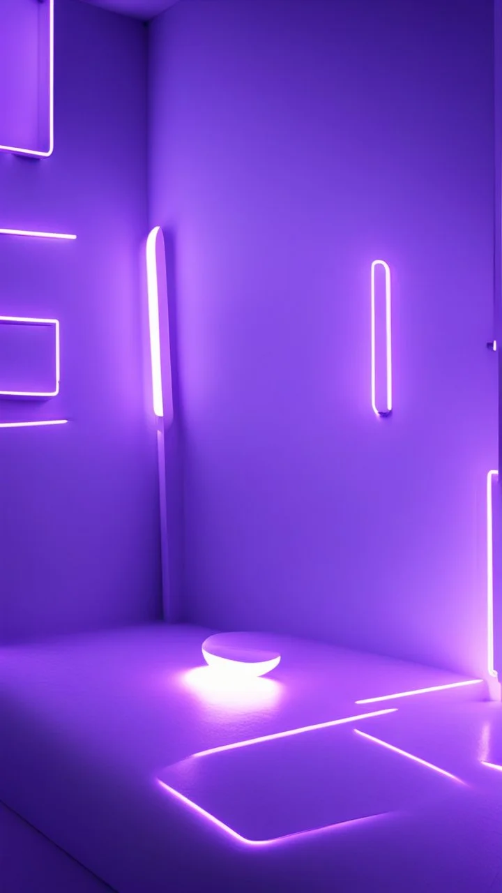 neon purple room