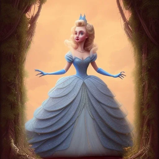 tim burton style cinderella