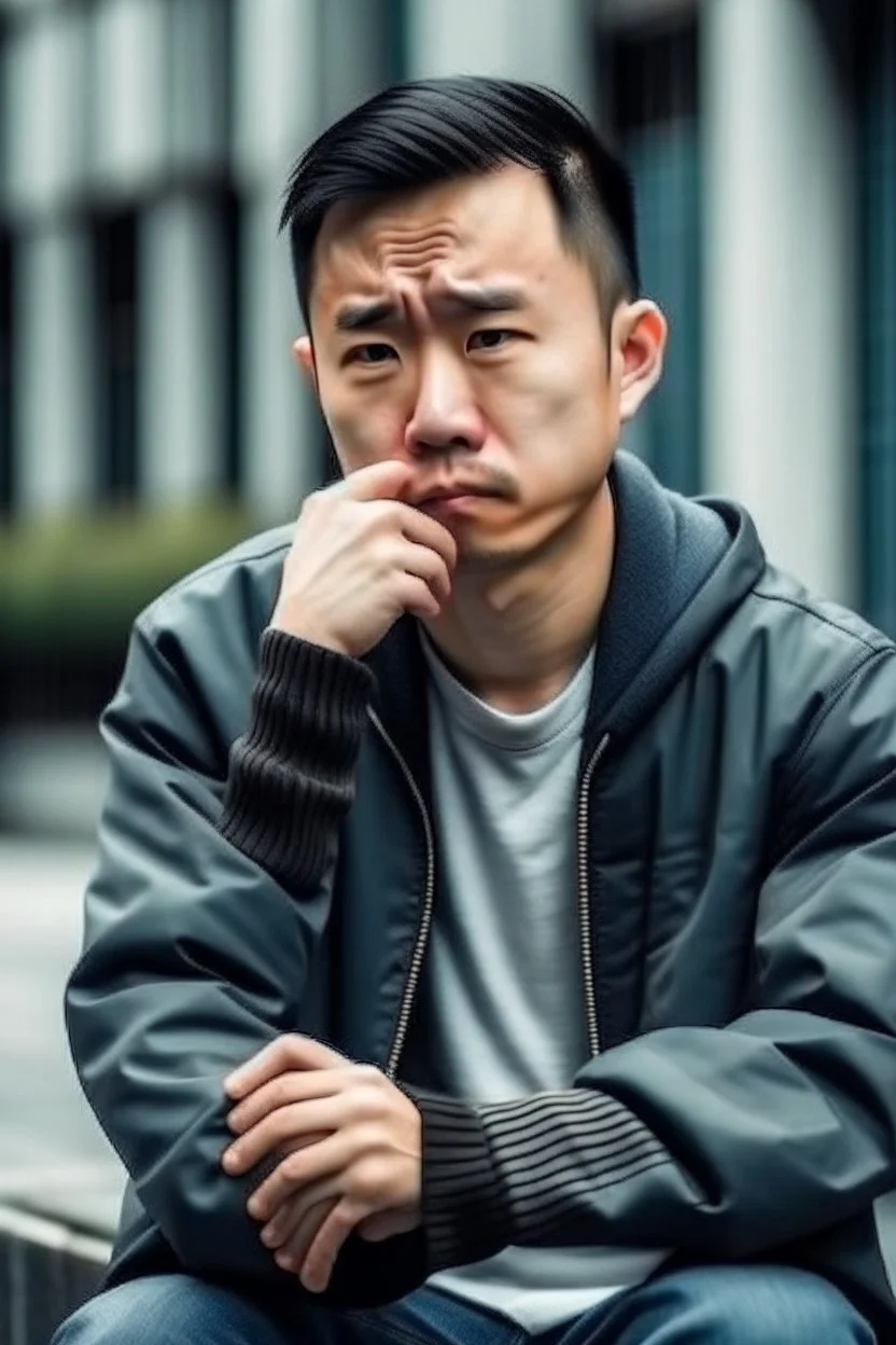 A Asian People who is an failure