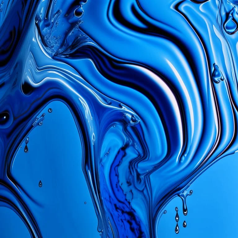 blue liquid