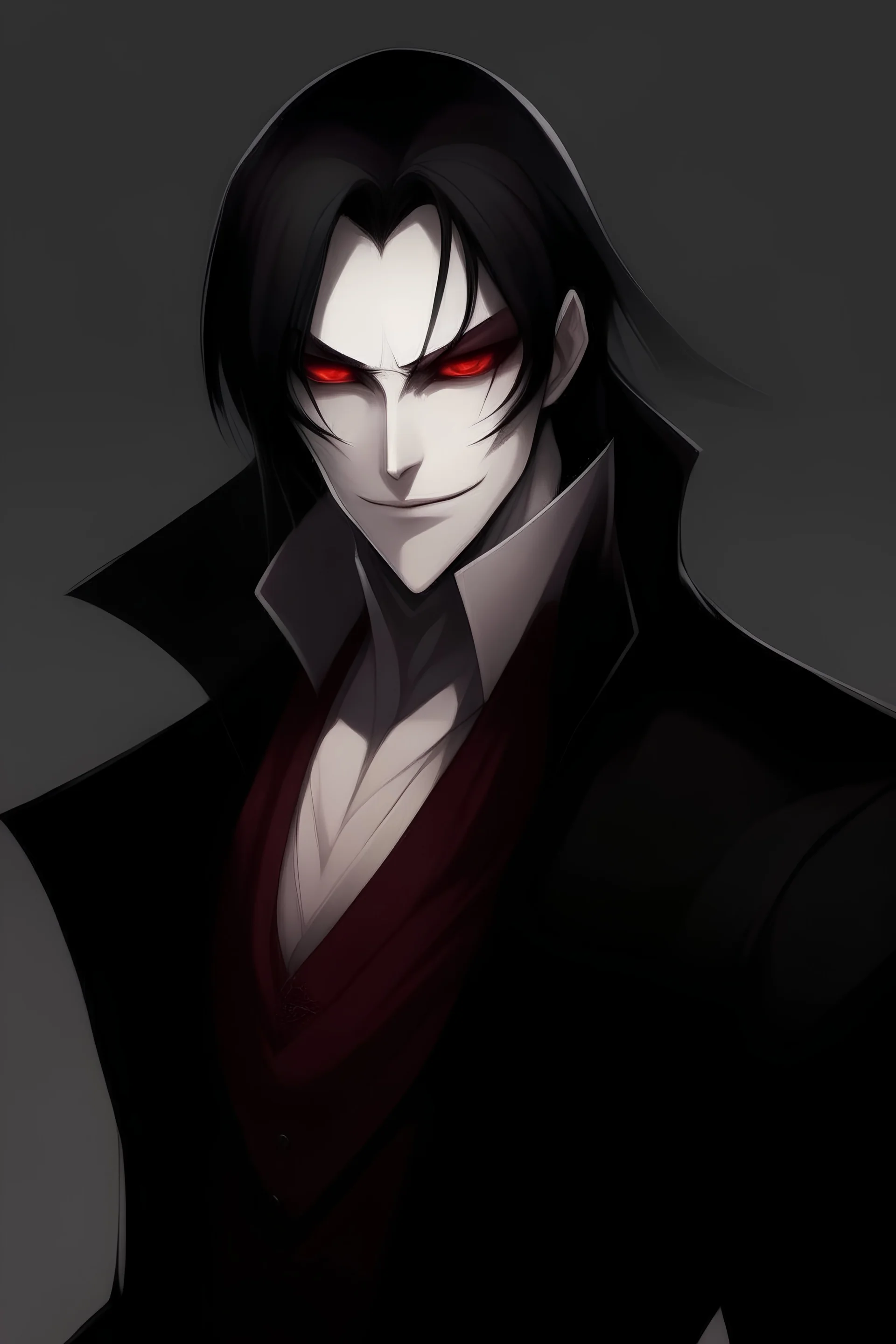 Male vampire, anime
