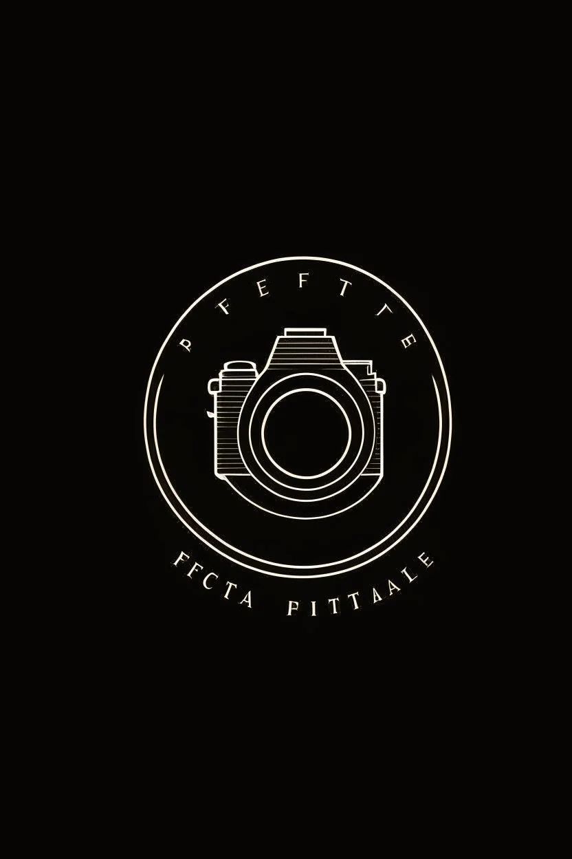 give me a logo minimalist about photostudio and cafe