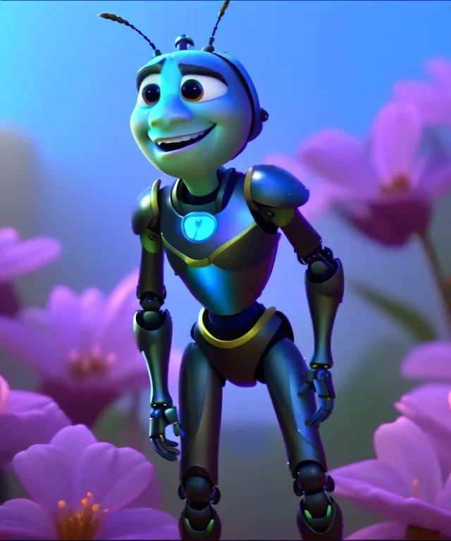 Robot bee, Pixar style