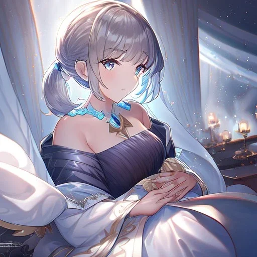 Clear focus, High resolution, [1girl], [solo], {cute art style},{in bedroom},{{{ultra detailed}}},{{masterpiece}}, {{ultra detailed}}, {ultra quality}, {dramatic shadows}, {cinematic lighting}, intricate expression,(wearing a off-shoulder maid outfit),({{{Close up of eye}}},(Medium length brown hair, kinda purple, fluffy, hair between eyes),(Extreme close up of face)