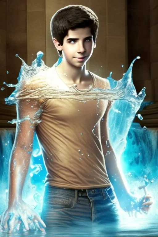 Percy Jackson with water powers