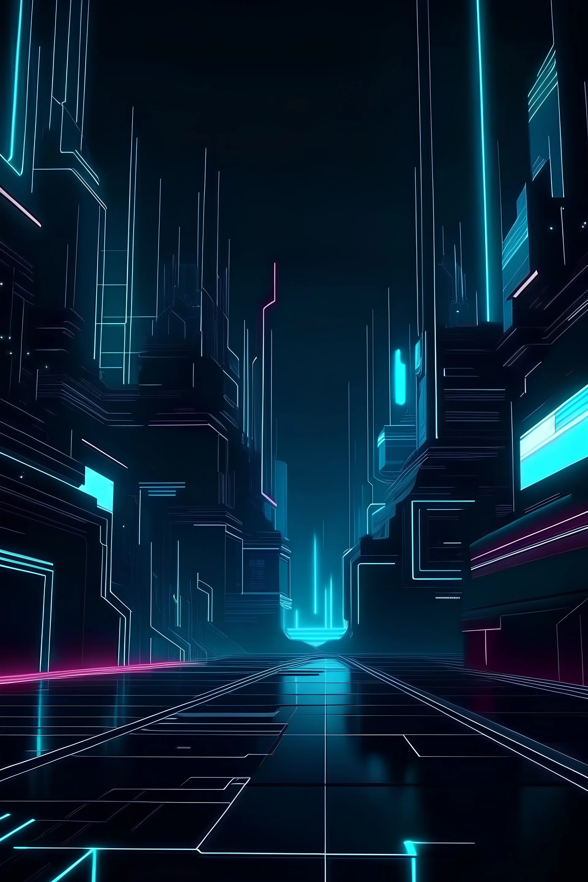 Futuristic cyberpunk background
