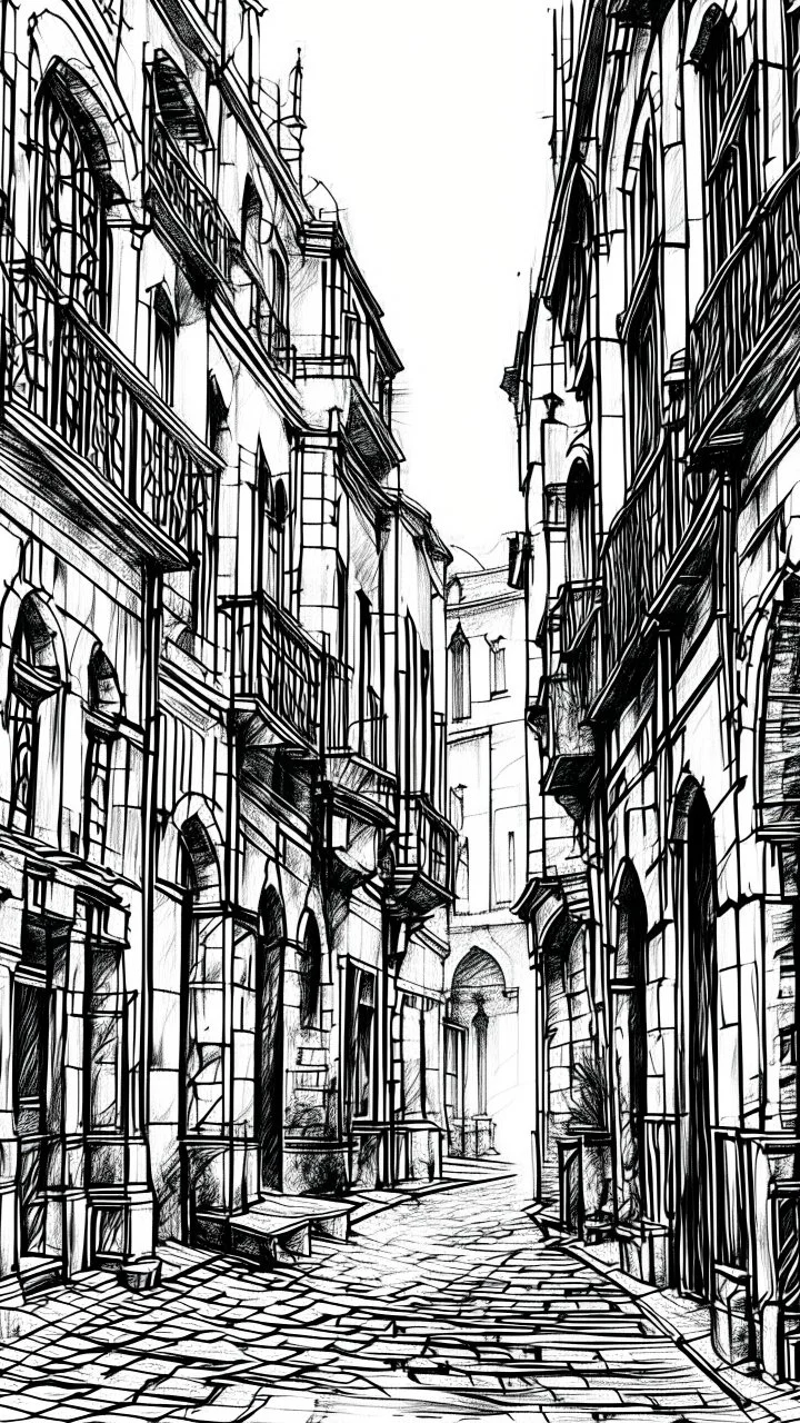 Fine line draw style