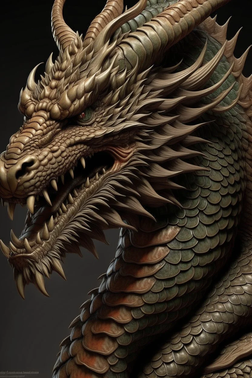 realisticjapanese dragon