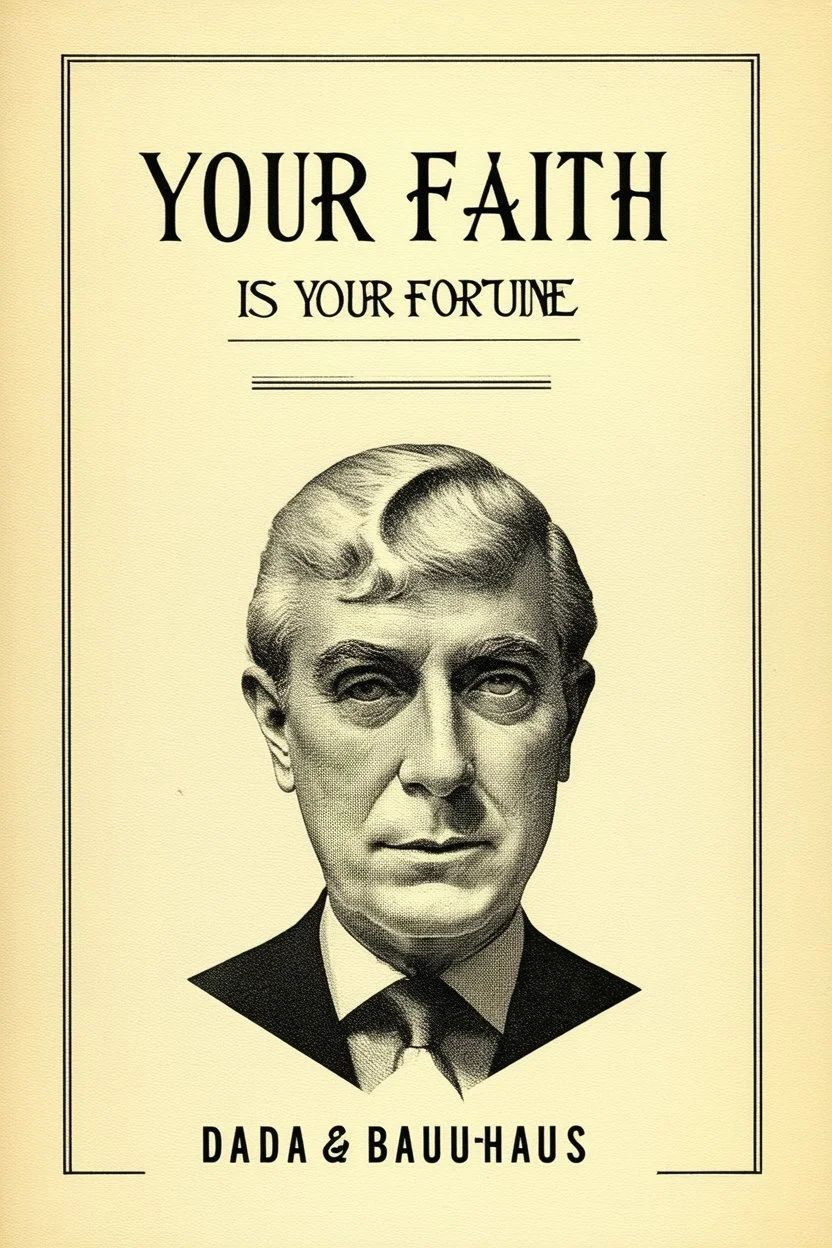 Your faith is your fortune; Dada; Bauhaus