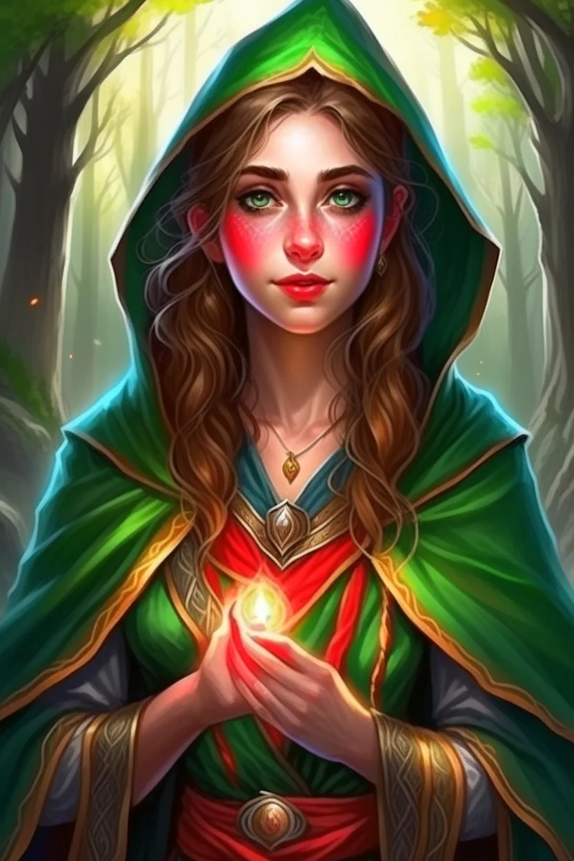 Young female elf sorcerer