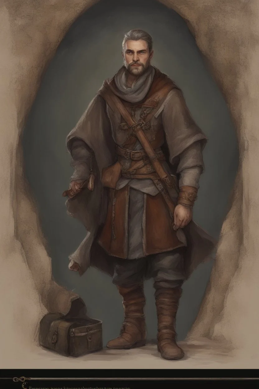 Fantasy Medieval Traveler Male