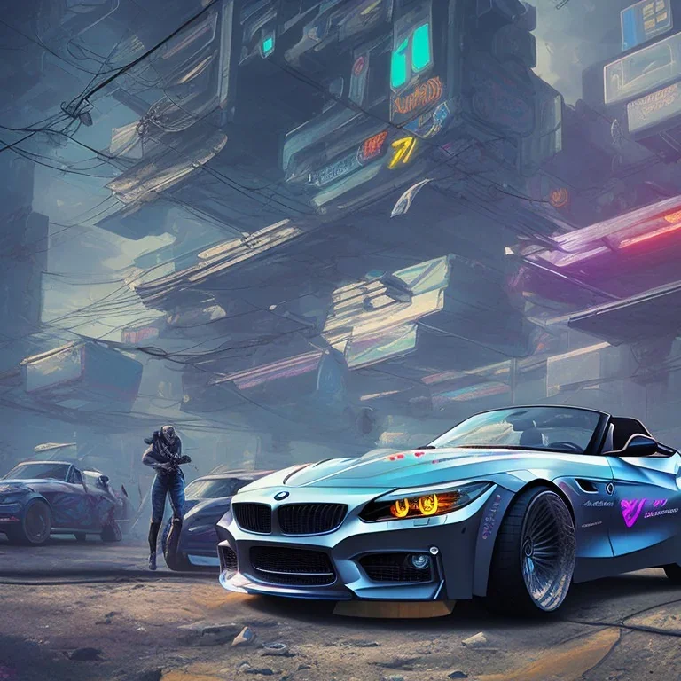 bmw z4 cyberpunk 2077 style