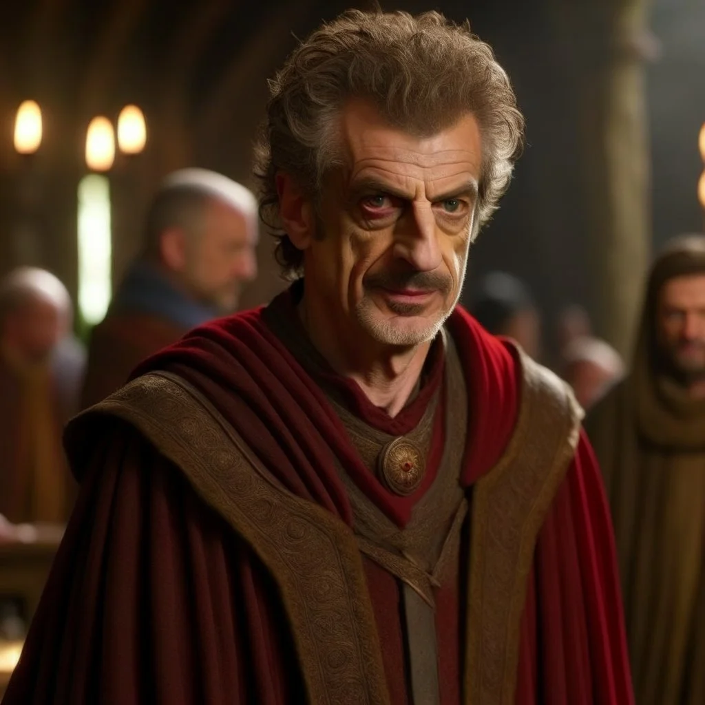 Doctor Who played by Peter Capaldi if he was in the medieval age