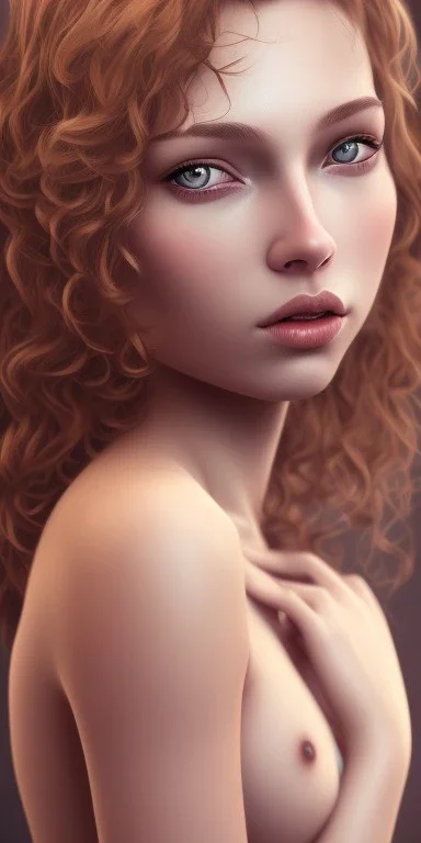 Realistic girl photo, full body, super detail, Porn model, short hair, curly hair, golden gray hair, black eye, 16k resolution, super hd, 4000 Pixel,