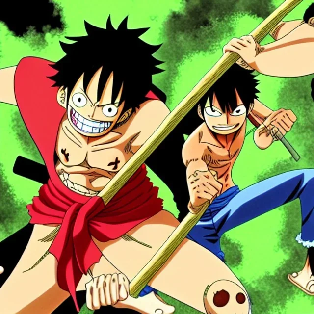 Luffy vs Zoro, anime, manga