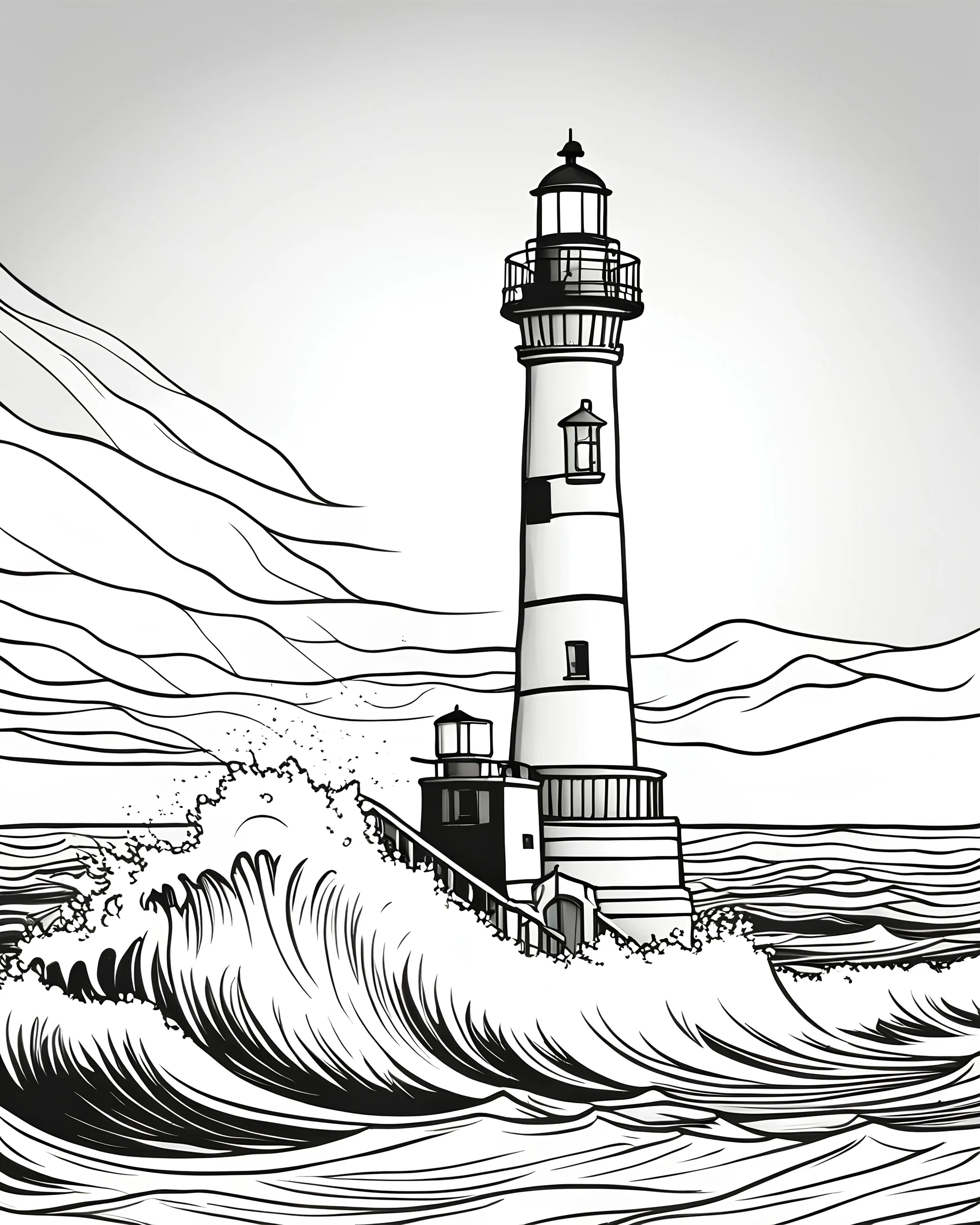 A lighthouse. My drawing.