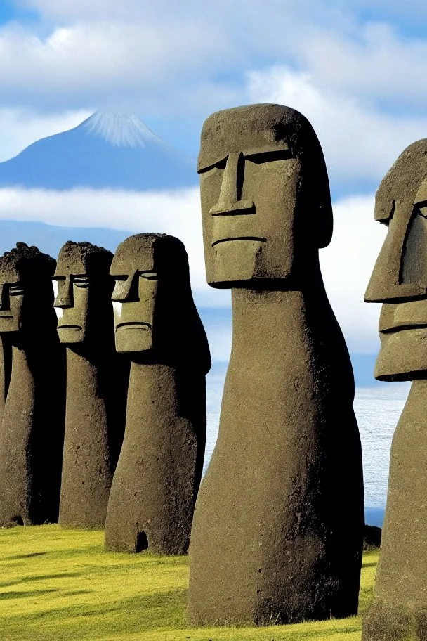 moai easter island