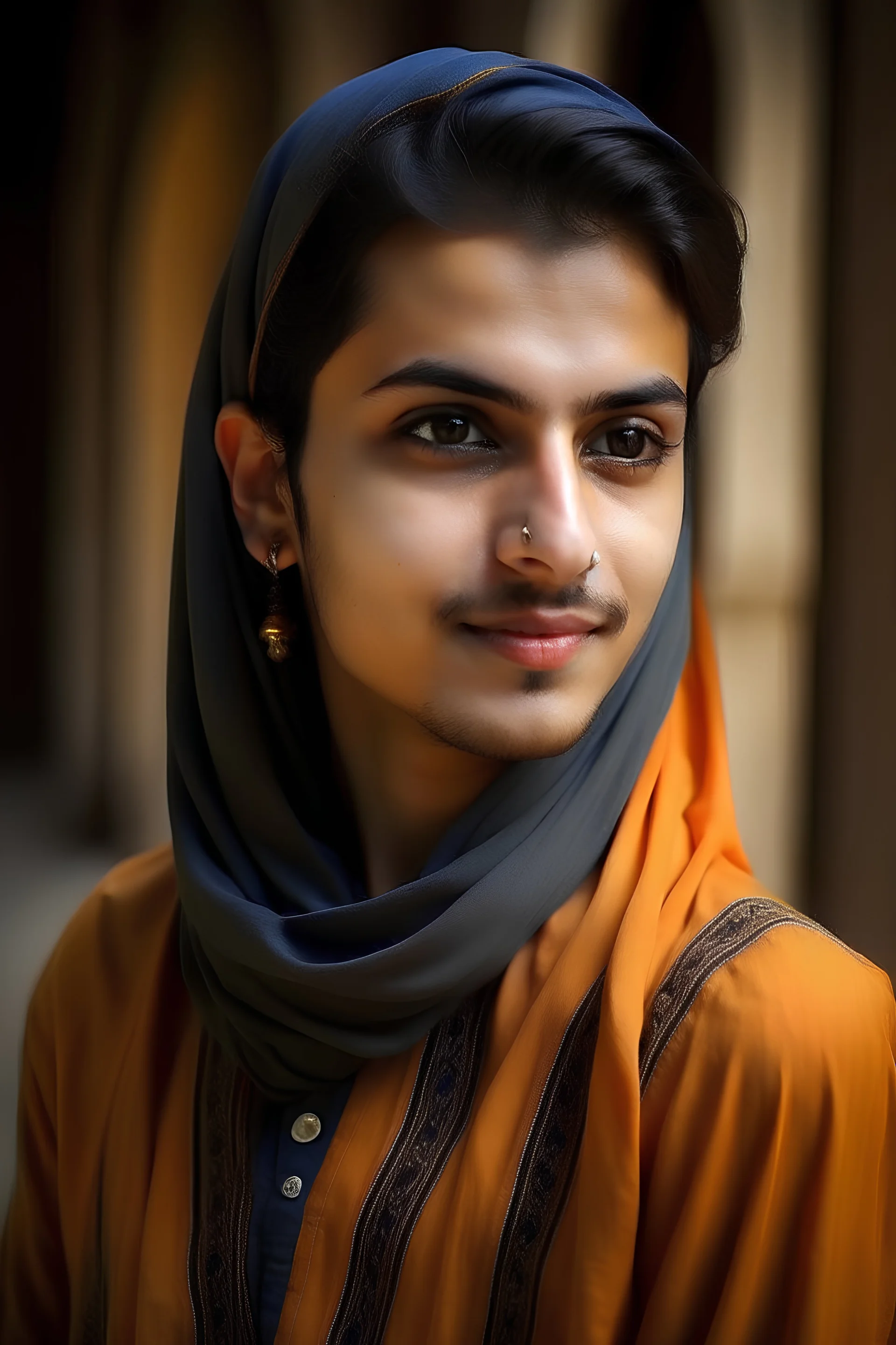 make pictures realistic of Arab women beatiful