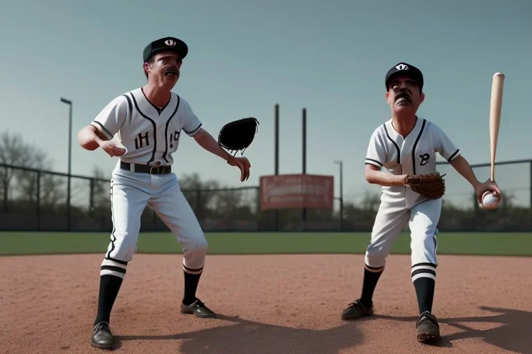 hitler playing baseball