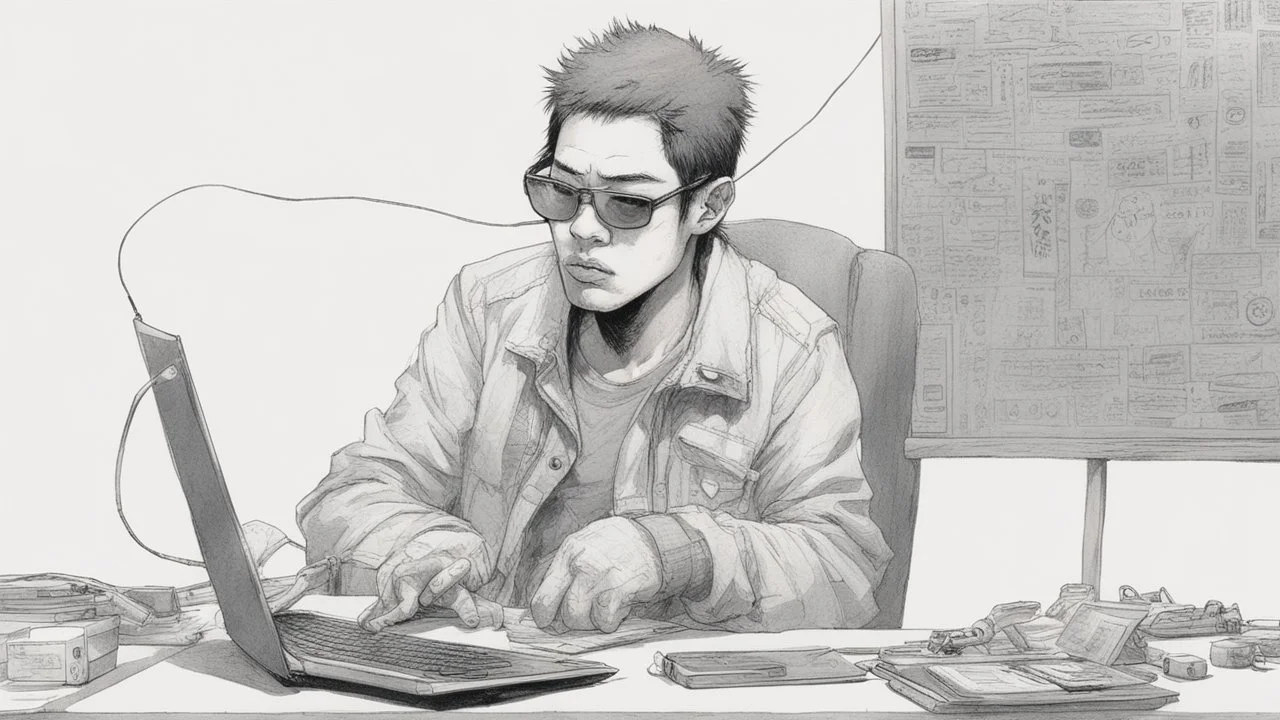 hacker by kim Jung gi