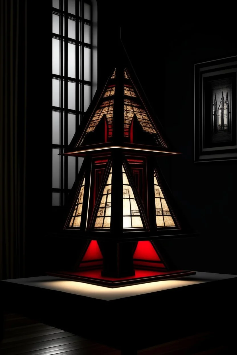 gaming table lamp inspired by palace, modern design,