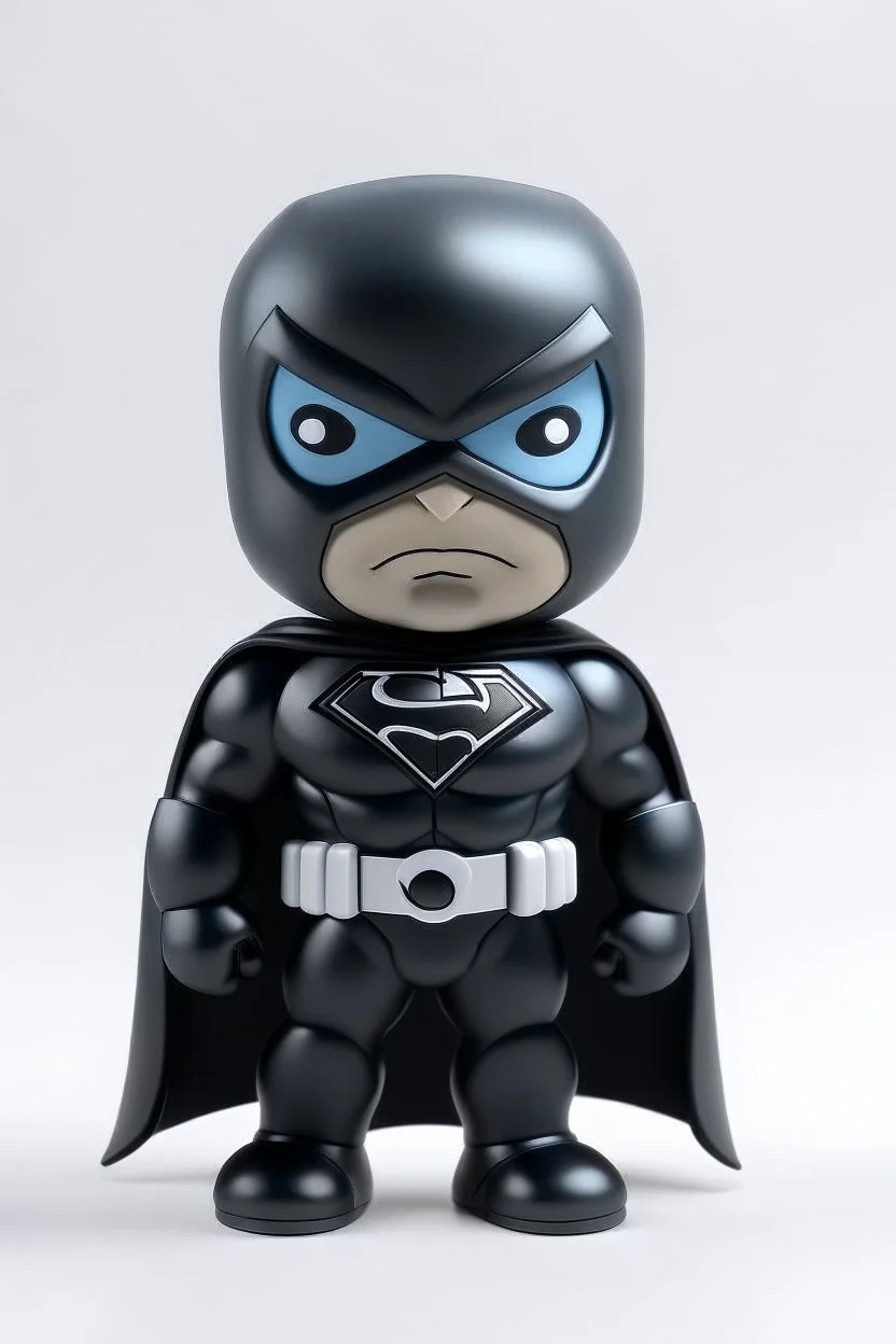 Light black super hero without face mask