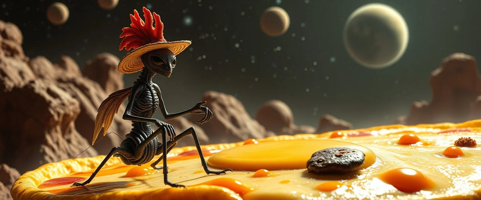 chicken alien cowboy ant mutants in the breakfast omelette system,, goa for the outer rim, planetary conquest, explore and dominate, stratovarious, goa trance, reggae folk fusion, science fiction, psybreaks, chill, funky