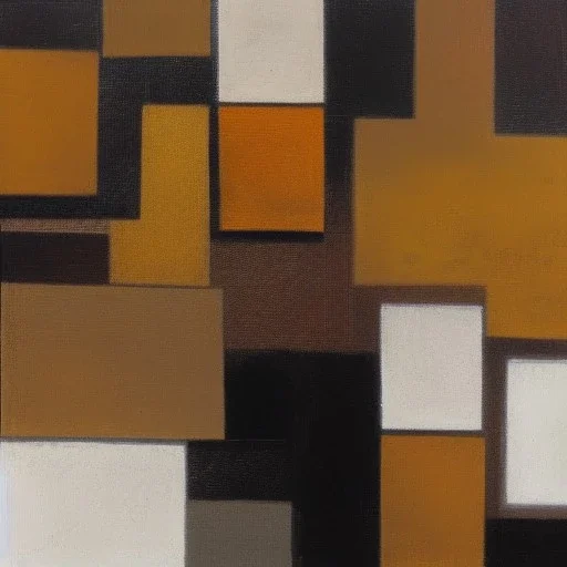 impasto painting on black canvas with gold metallic painted circles in the style of malevich and mondrian