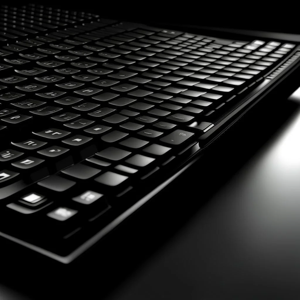 entire keyboard black