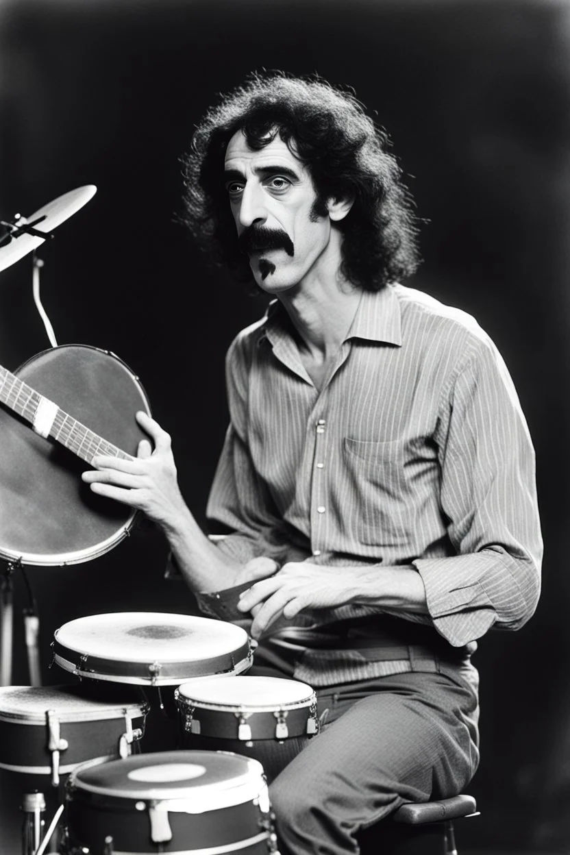 Frank zappa playing bongos