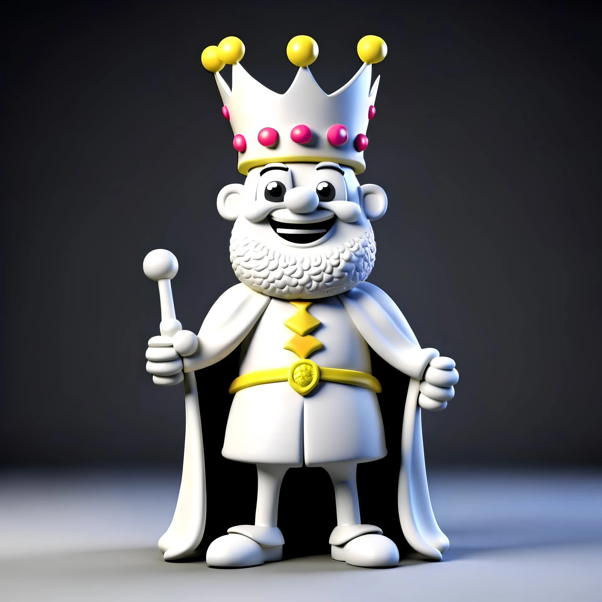 King cheerful 3D
