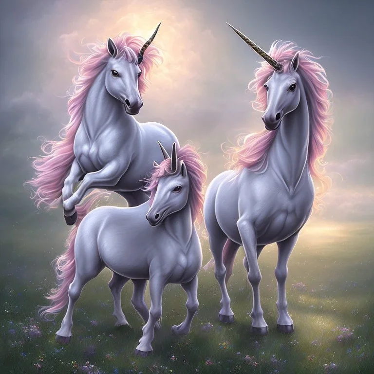 2 baby unicorns