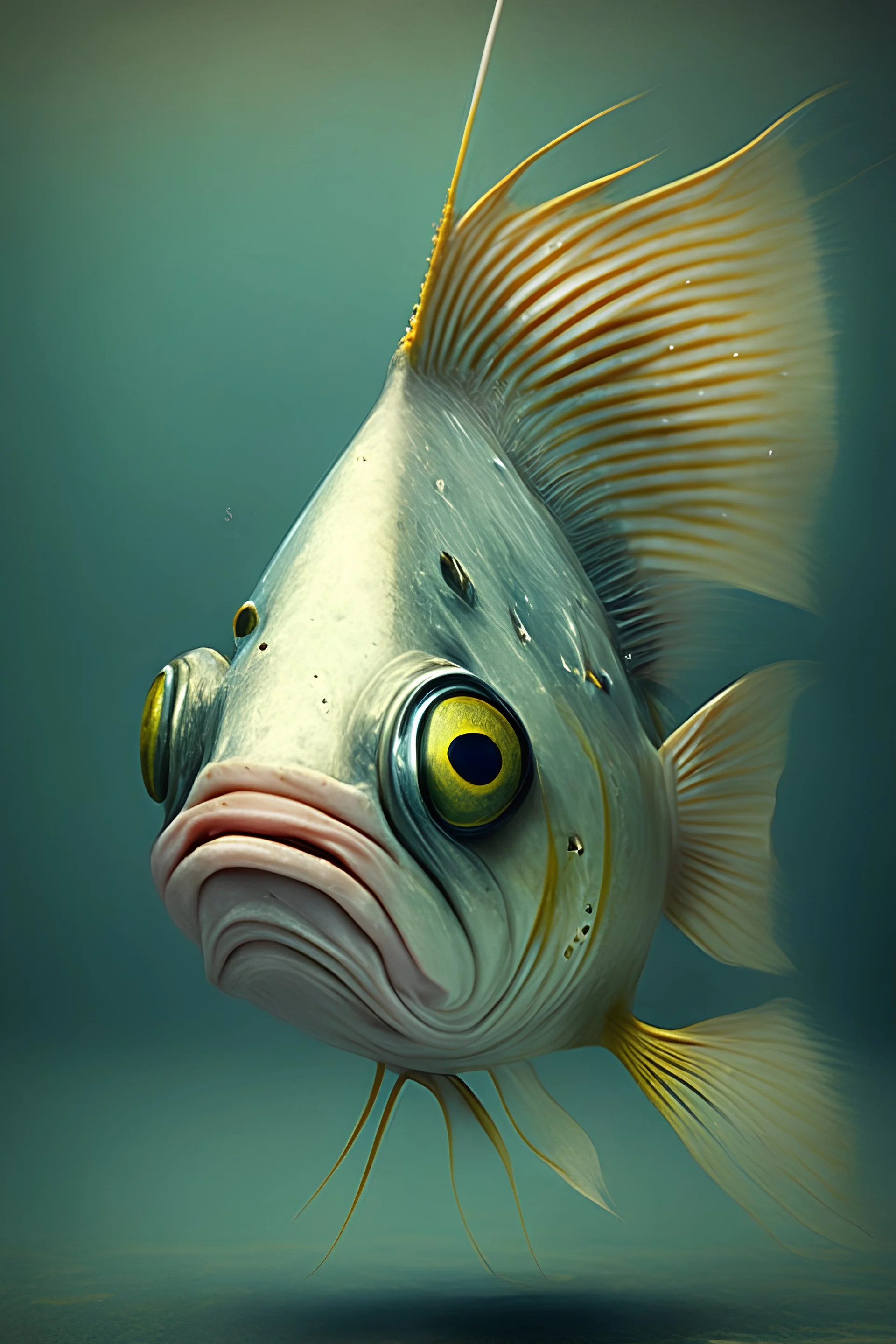 fish with mouse head