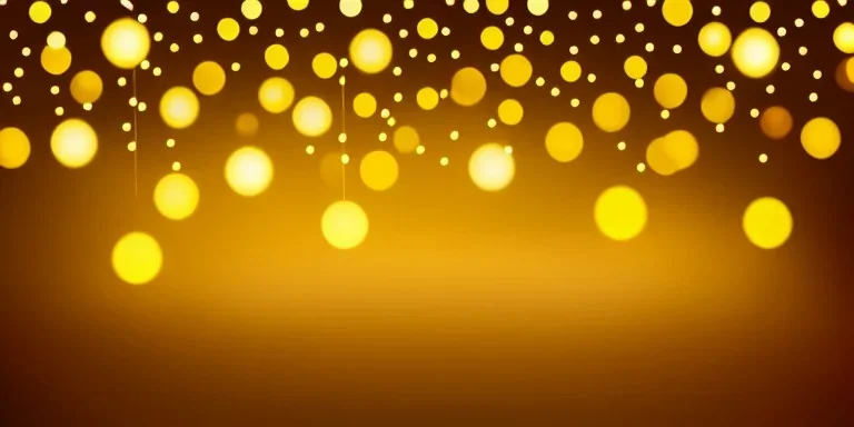 Festive abstract bokeh background - golden bokeh lights, beige - New Year, Anniversary, Wedding, banner