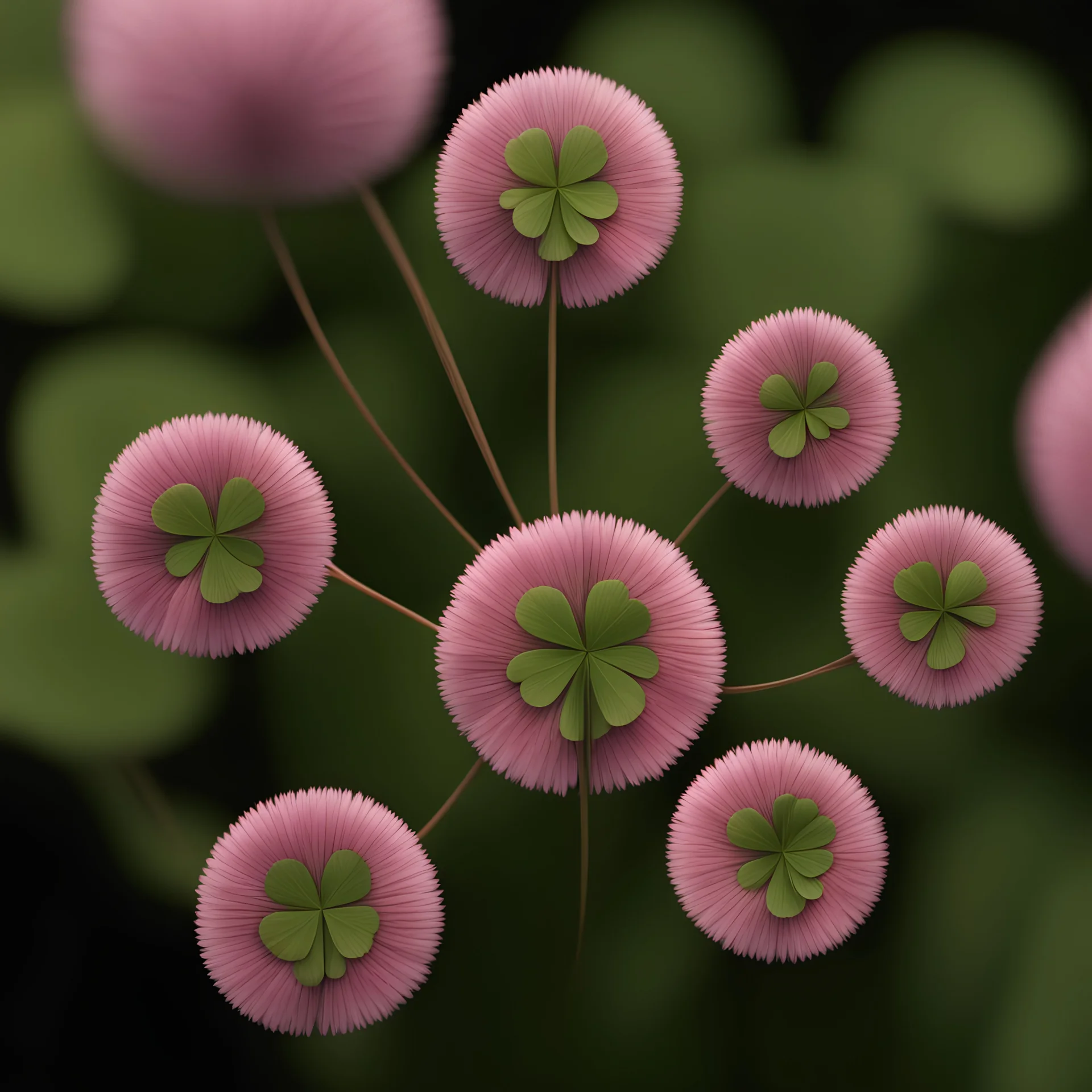 Generate an image of a clover with prominently displayed text saying "PIPA."