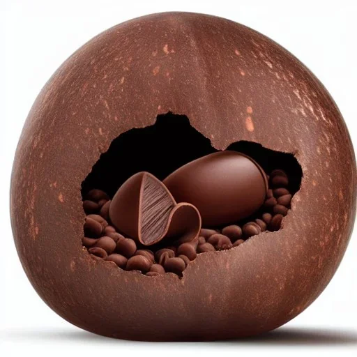 Futuristic cocoa pod image