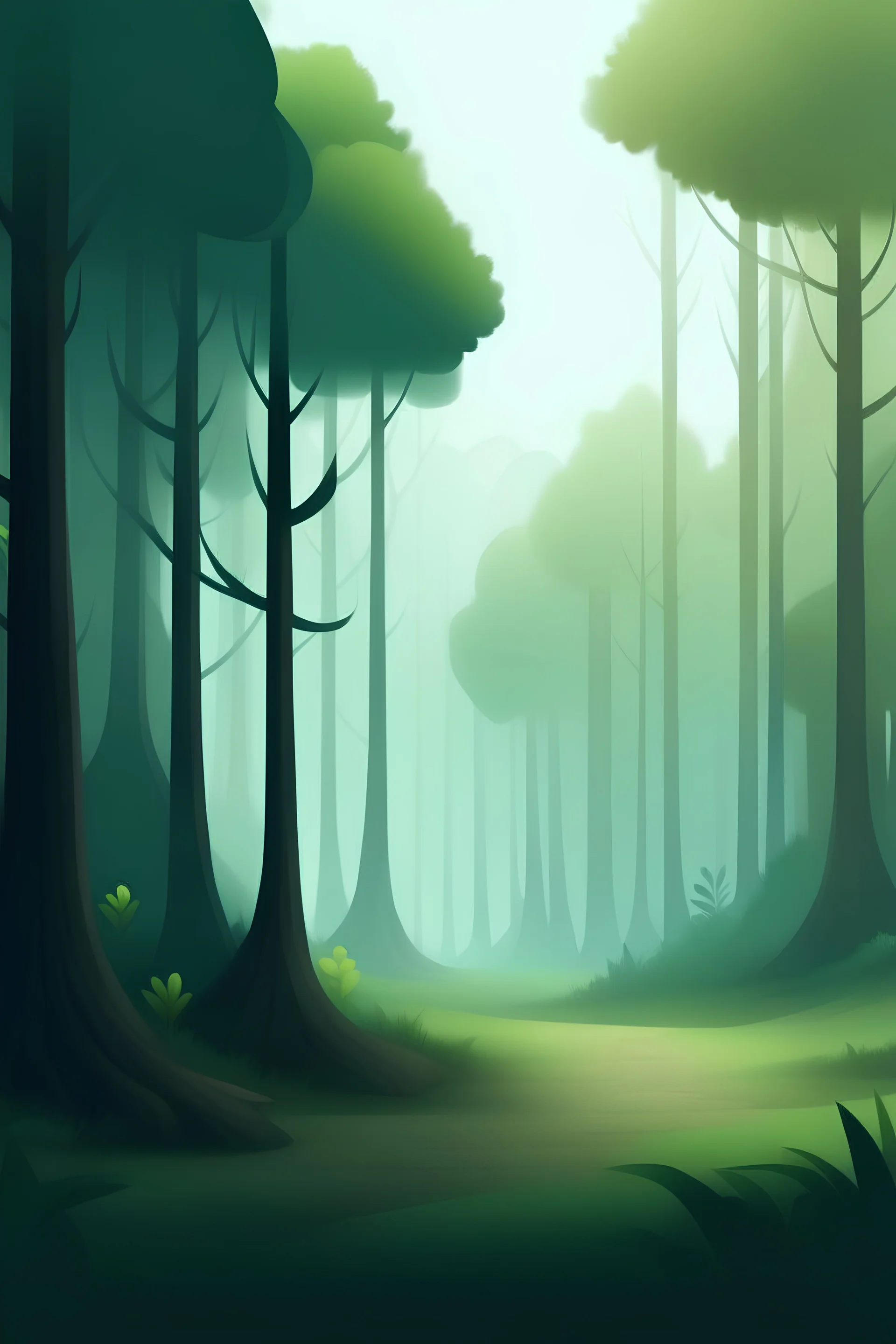 background forest