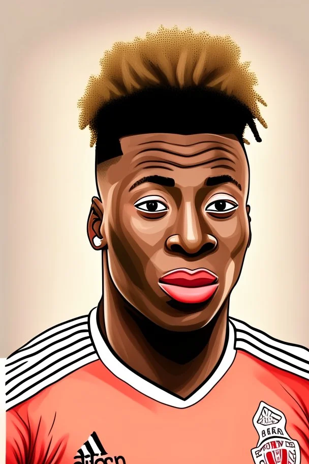 Andre Onana Footballer cartoon 2d