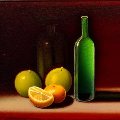 still life bottle