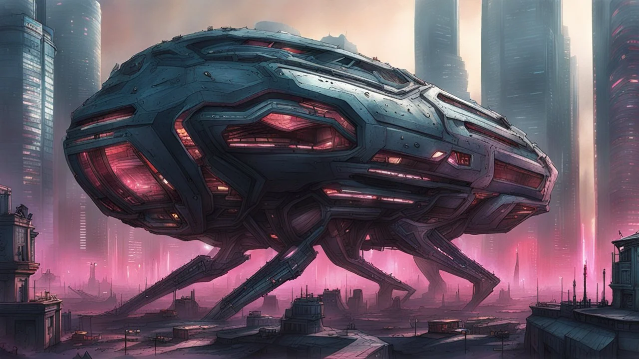 cities of the future cyberpunk end monster