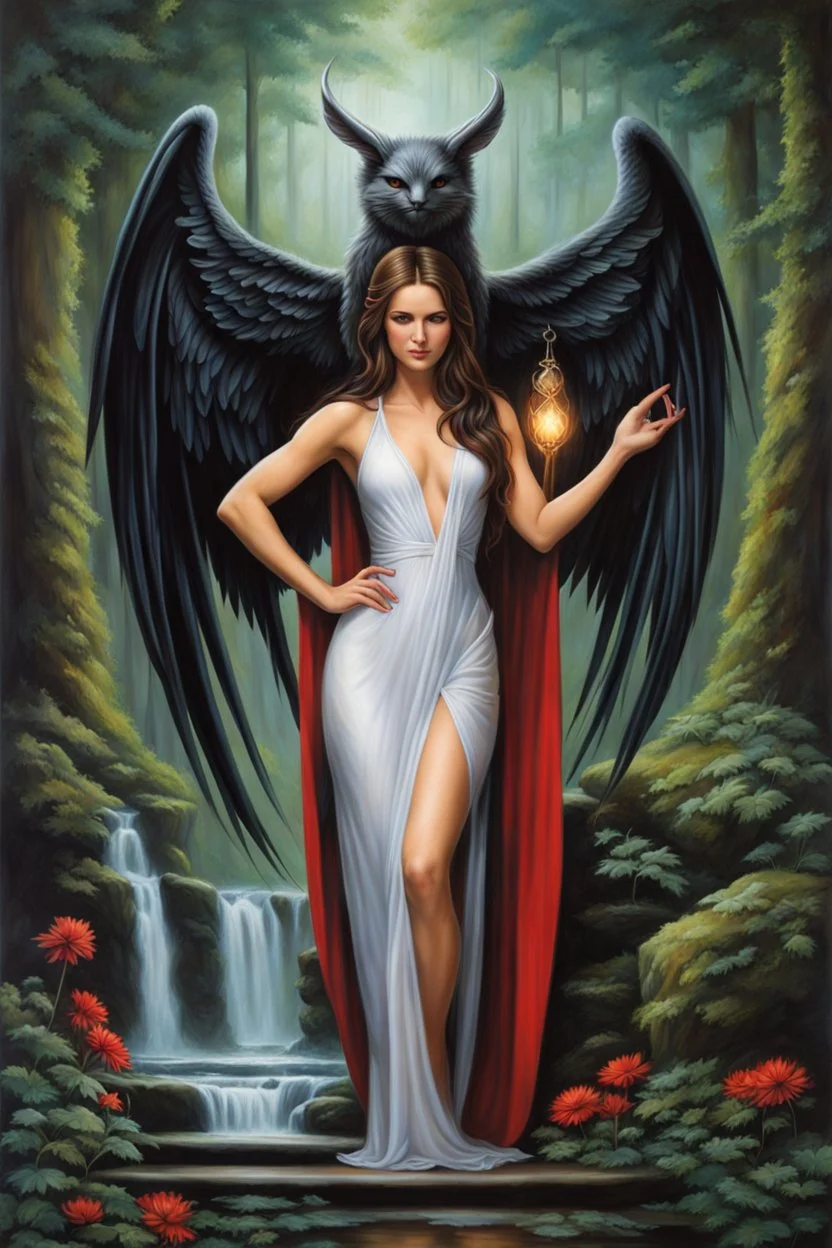 do or do not. the is no trying. painted by Anne Stokes. The naked truth.