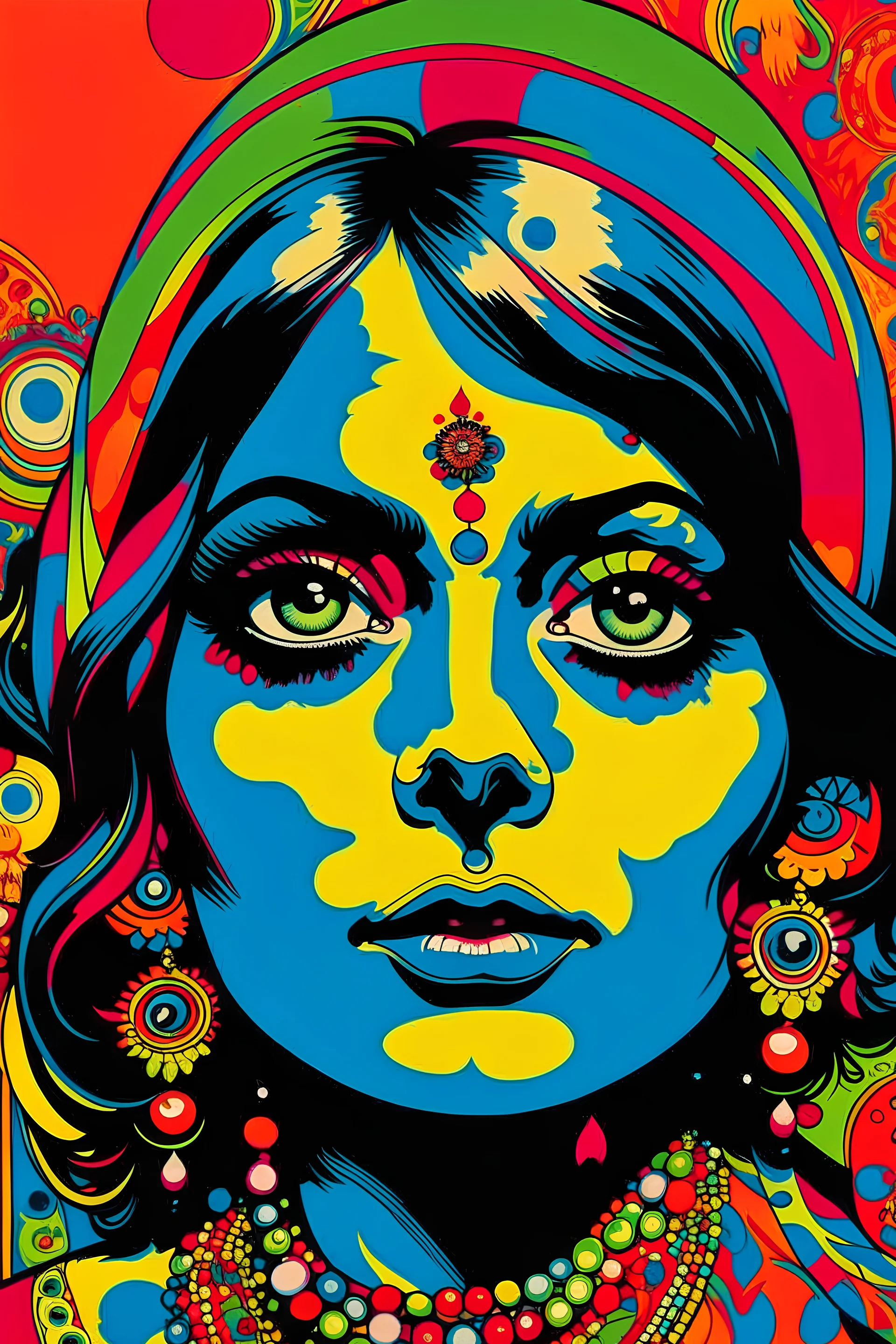 Pop Odyssey: A Time-Traveling Pop Art Extravaganza" acient india