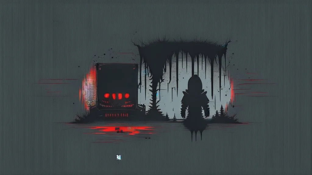 minimalist horror gaming theme